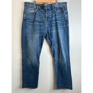 Revtown Mens Decade Denim Automatic Blue Wash Straight Leg Jeans W40 L30